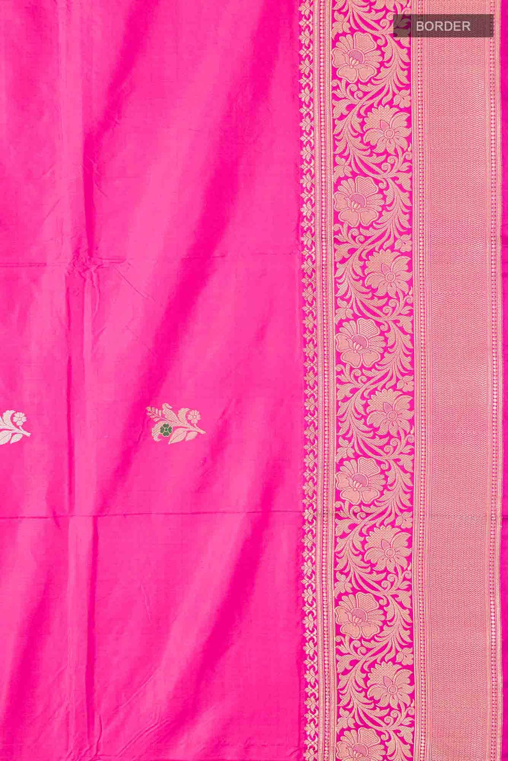 Pink Banarasi Katan Silk Saree