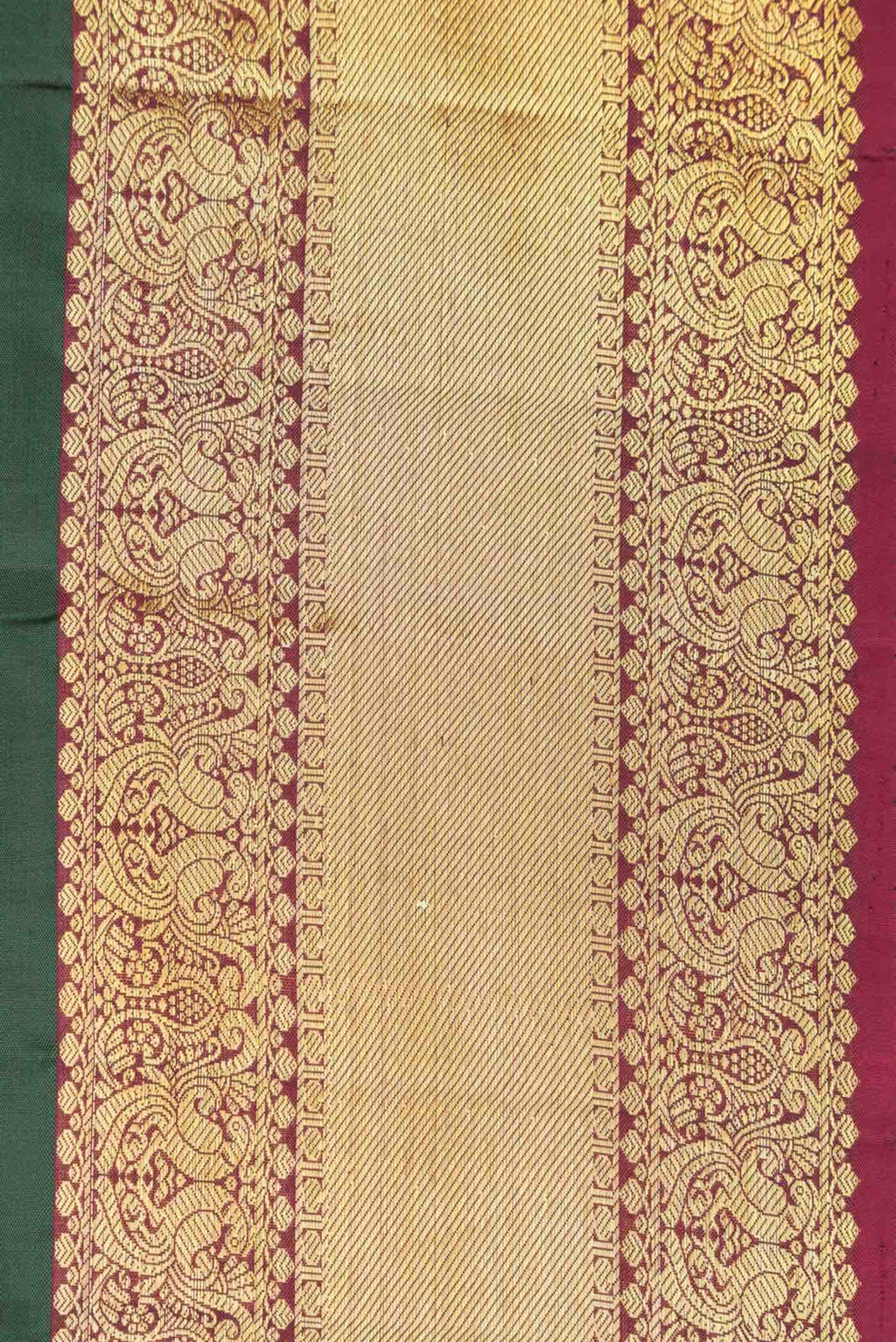 Green Dual Tone Kanchipuram Silk Saree
