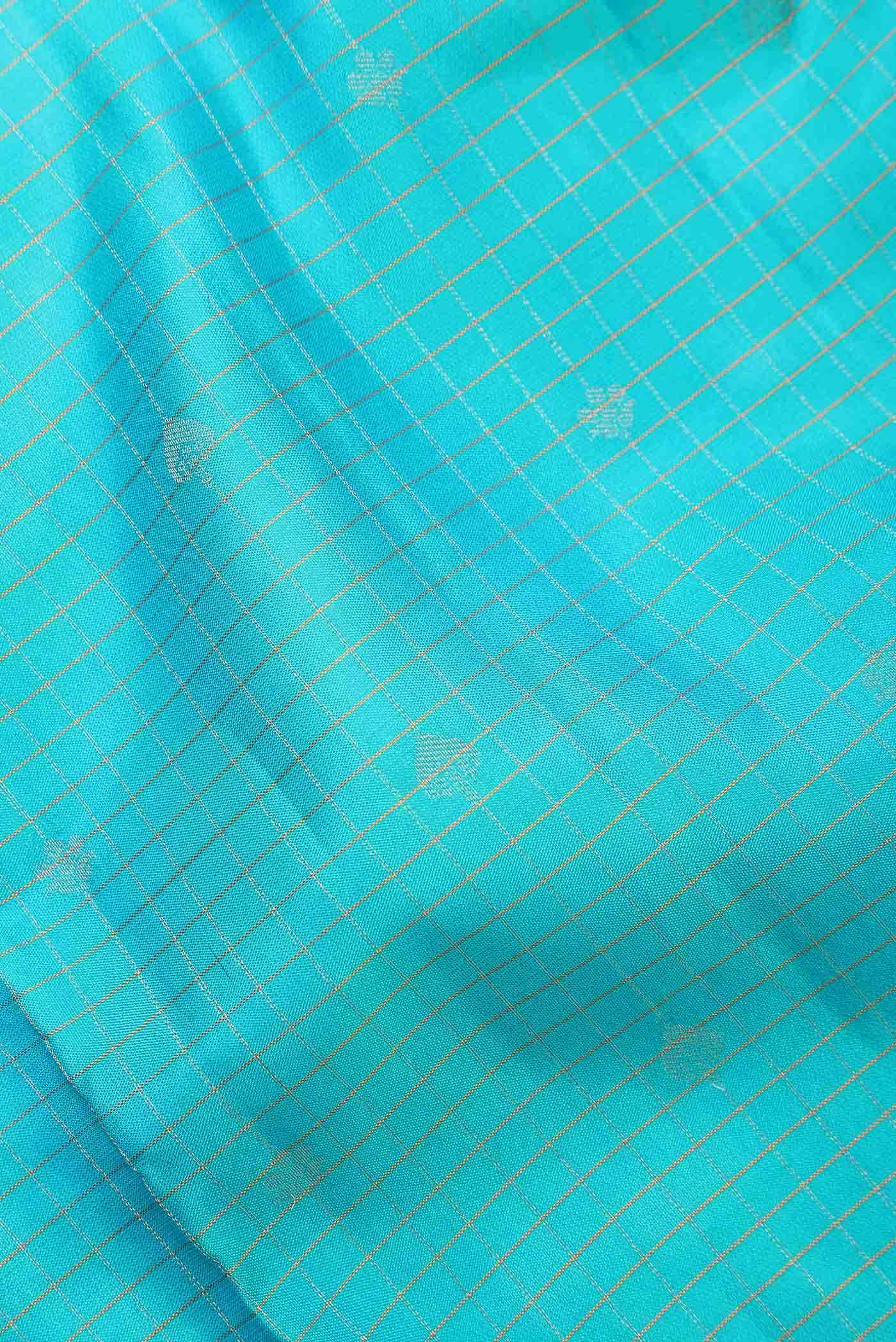 Green Dual Tone Kanchipuram Silk Saree