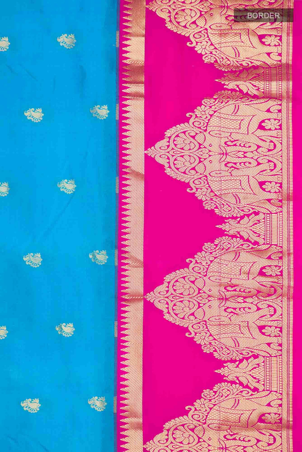 Blue Bangalore Silk Saree