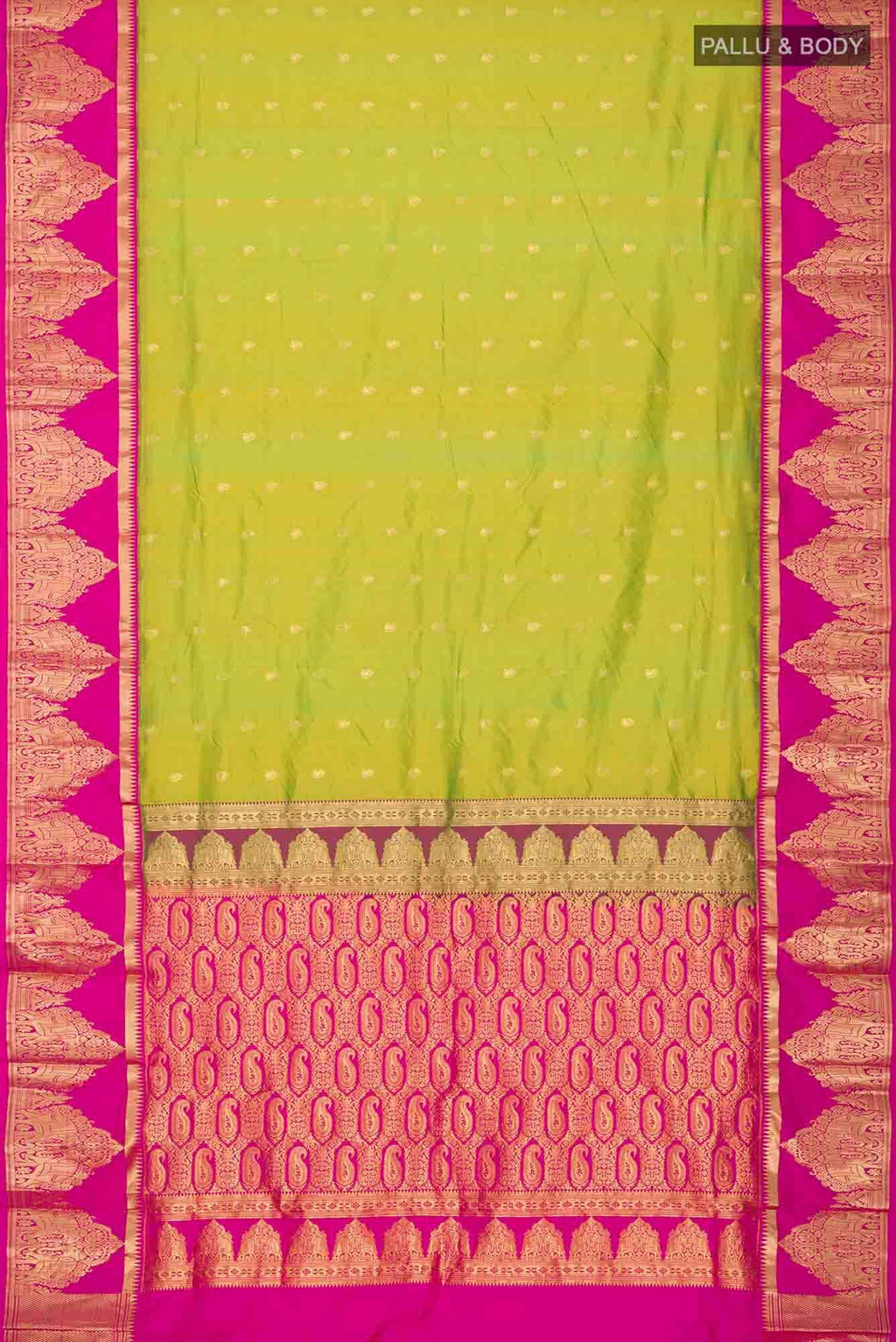 Green Bangalore Silk Saree