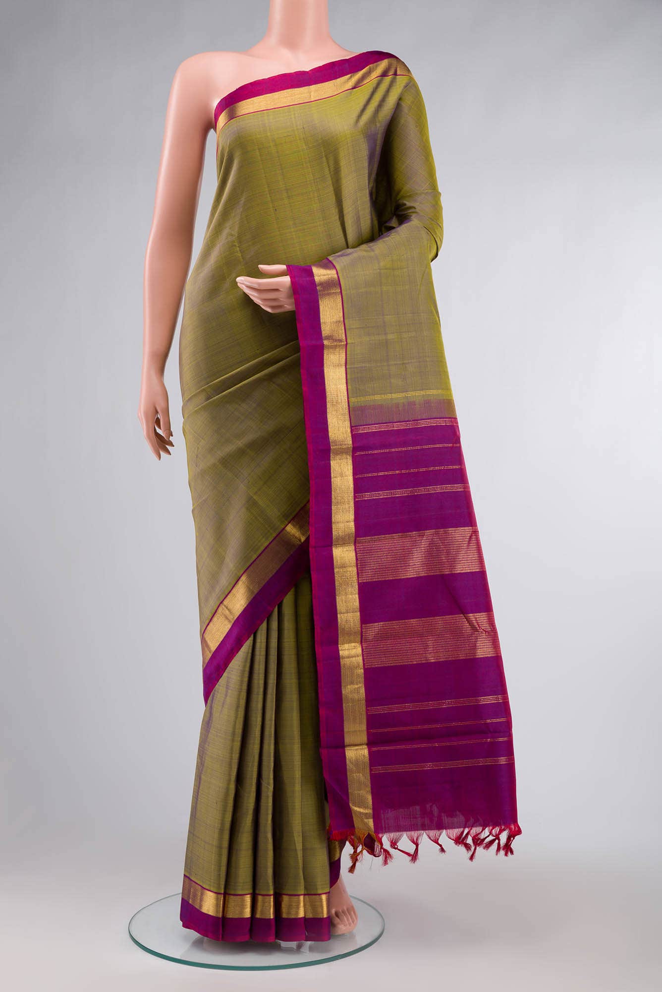 Green Kanchipuram Silk Saree
