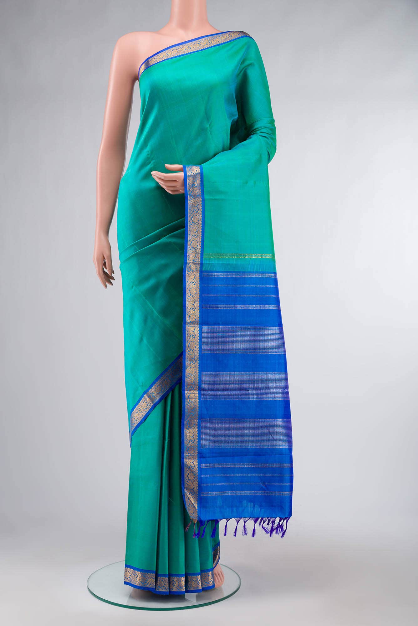 Green Kanchipuram Silk Saree