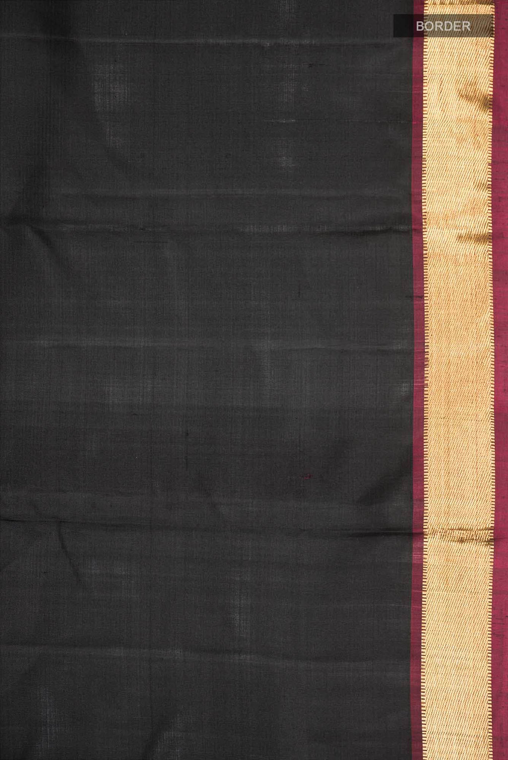 Black Kanchipuram Silk Saree