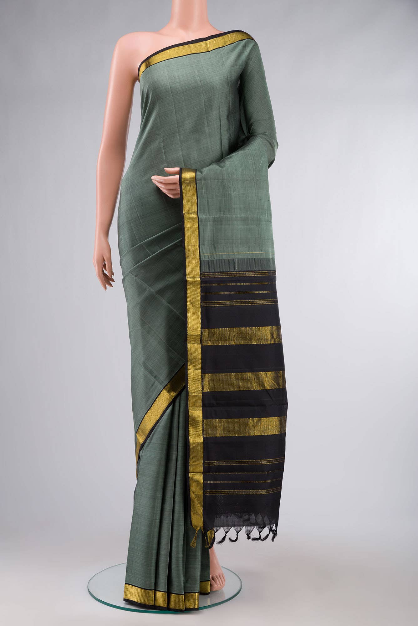 Green Kanchipuram Silk Saree