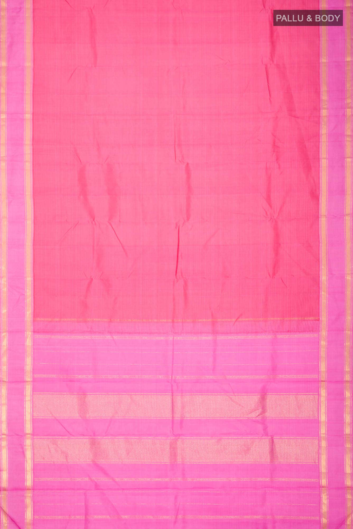 Pink Kanchipuram Silk Saree