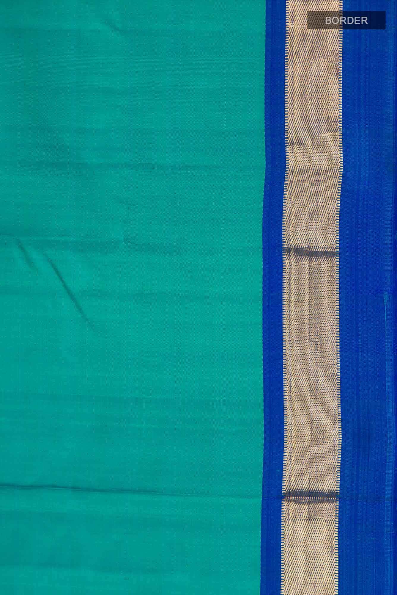 Blue Kanchipuram Silk Saree