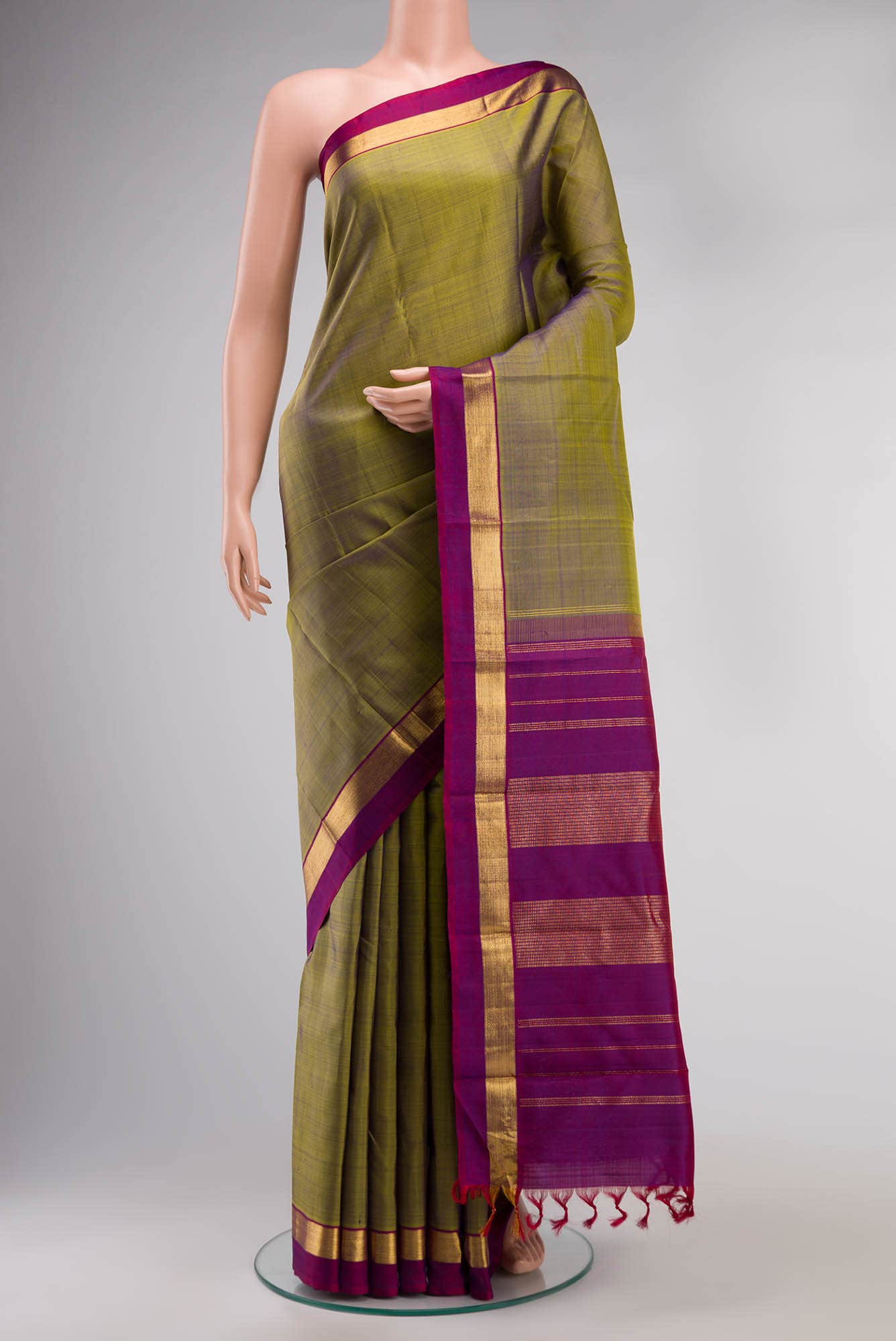 Green Kanchipuram Silk Saree