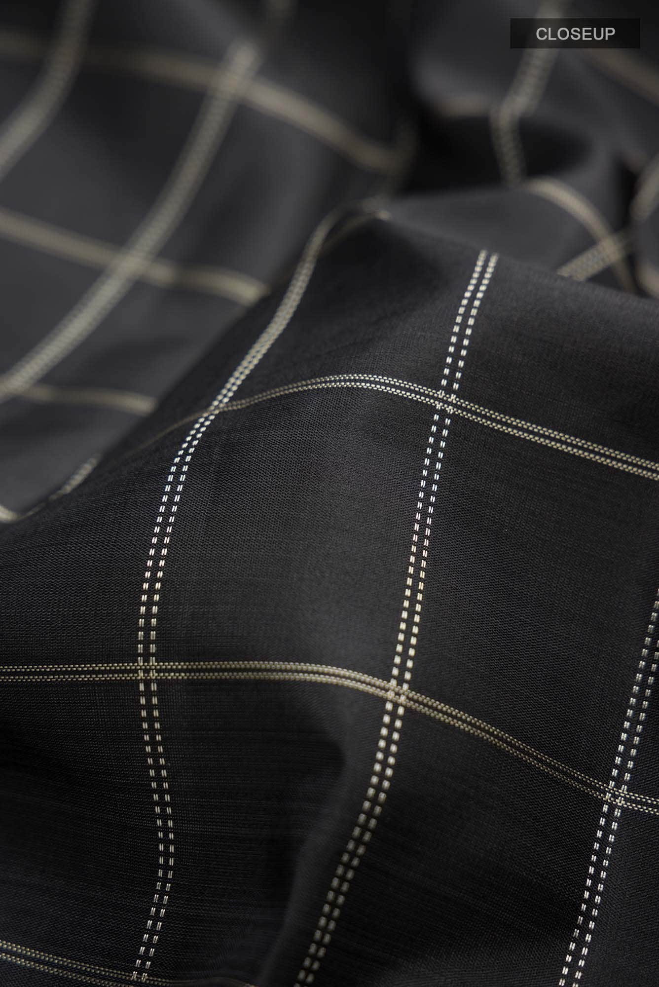 Black Kanchipuram Silk Saree