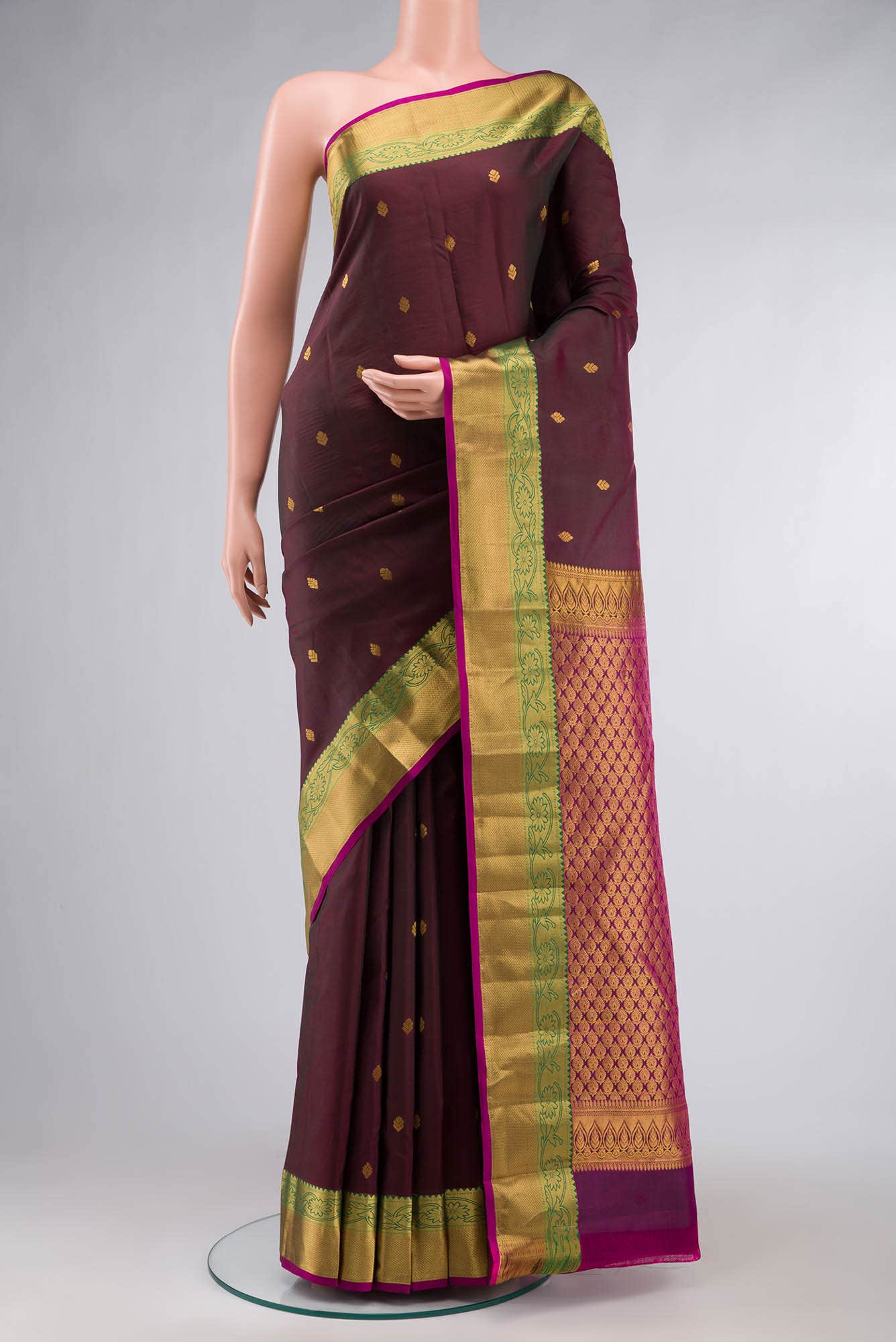 Green Kanchipuram Silk Saree