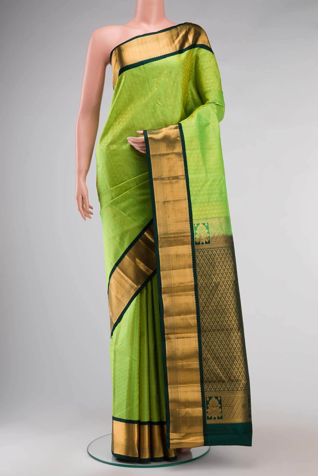 Green Kanchipuram Silk Saree