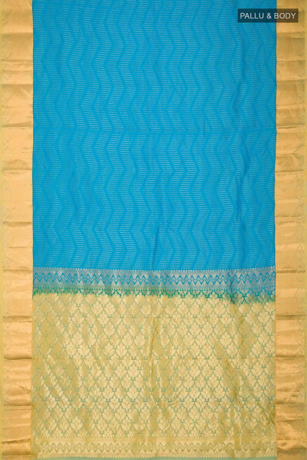 Blue Kanchipuram Silk Saree