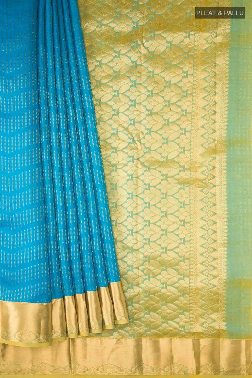 Blue Kanchipuram Silk Saree