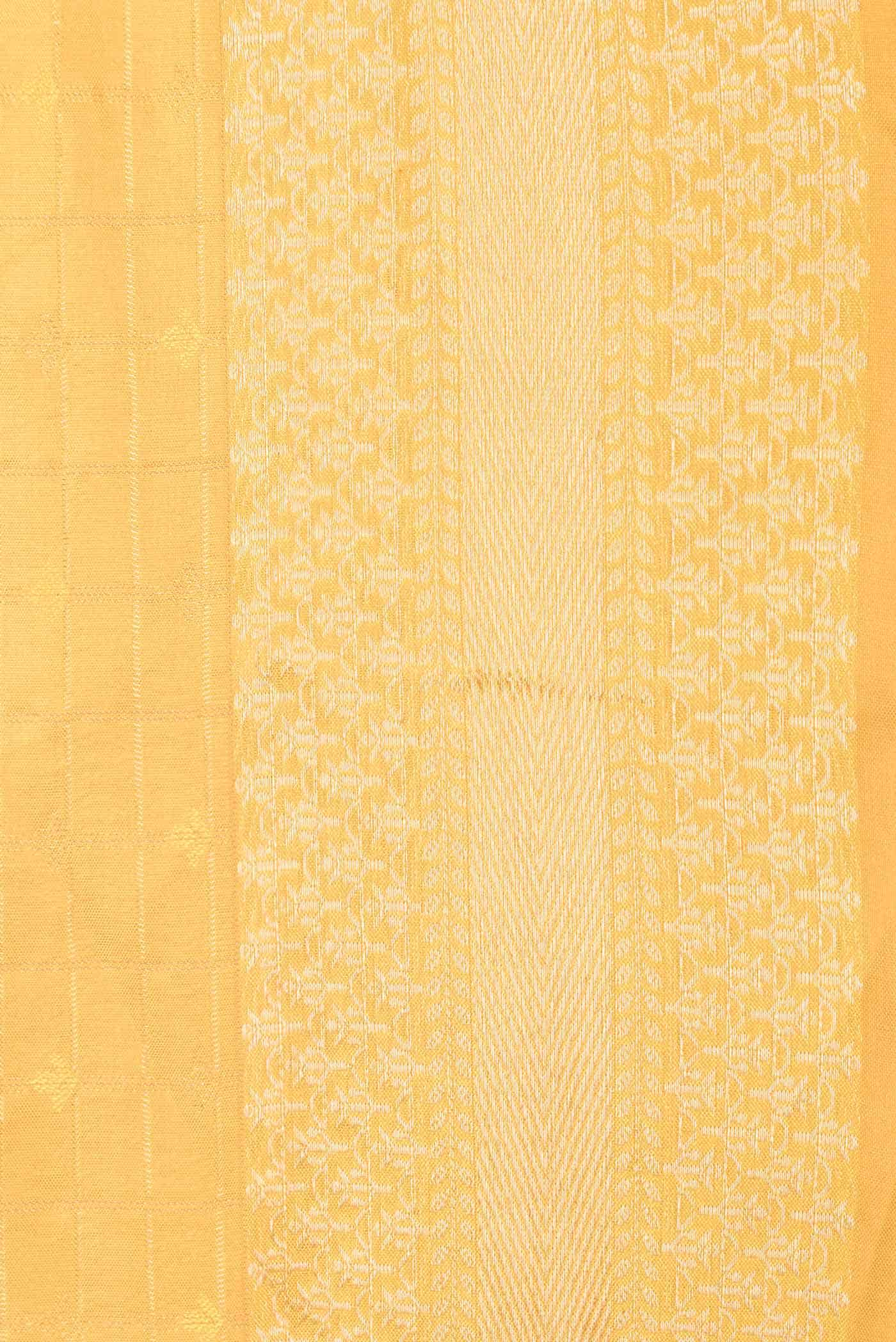 Mustard Dual Tone Soft Silk Saree
