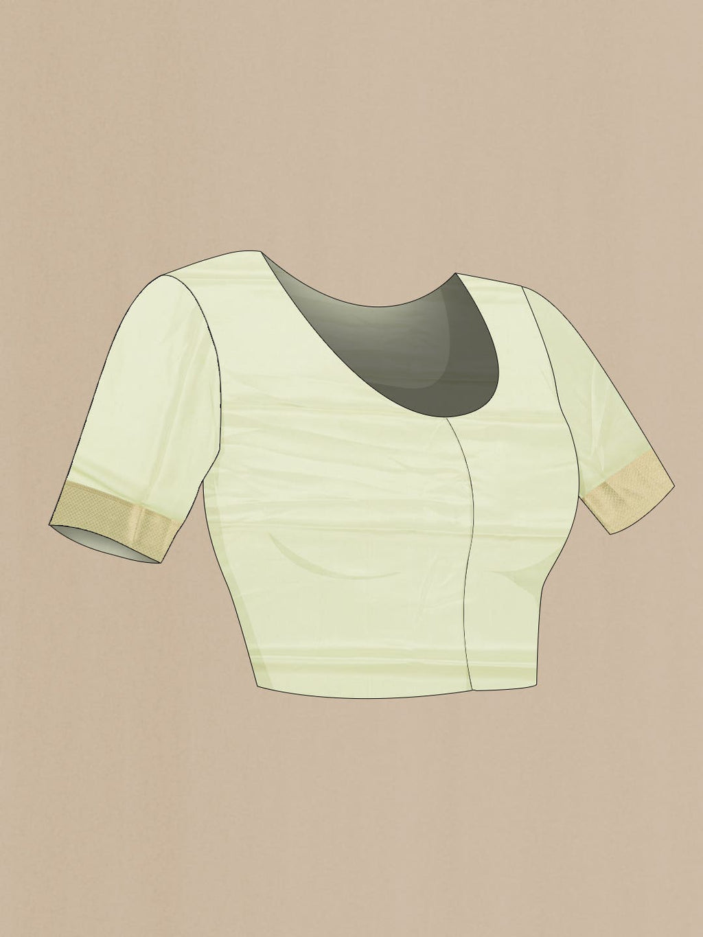 Grey Dual Tone Mysore Crepe Saree