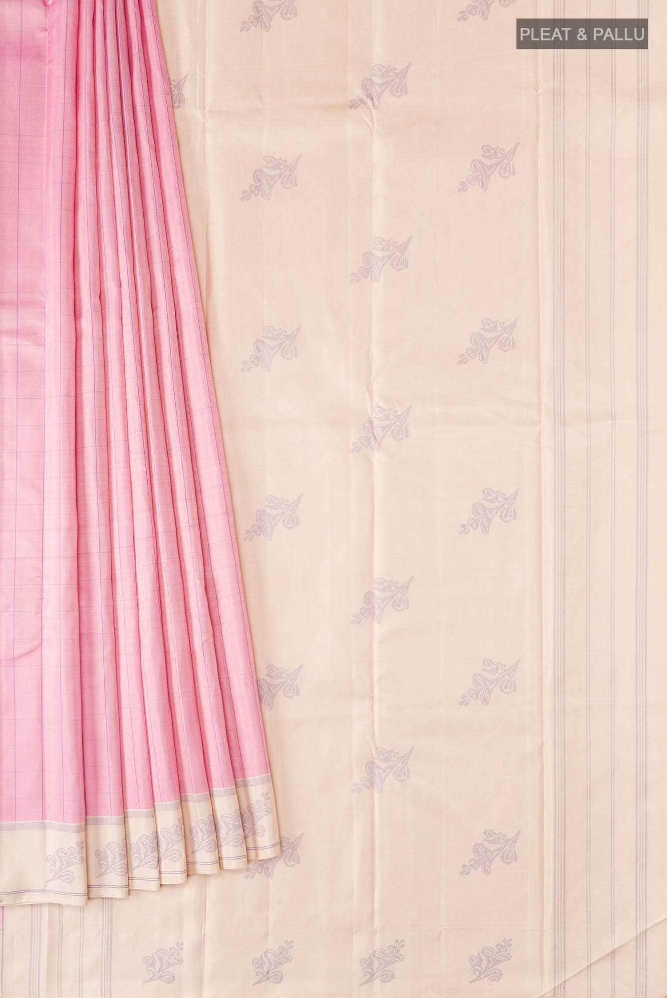 Pink Kanchipuram Silk Saree