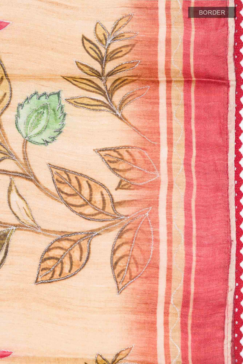 Yellow Tussar Saree