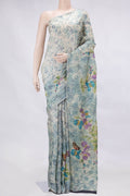 Cream Tussar Silk Saree