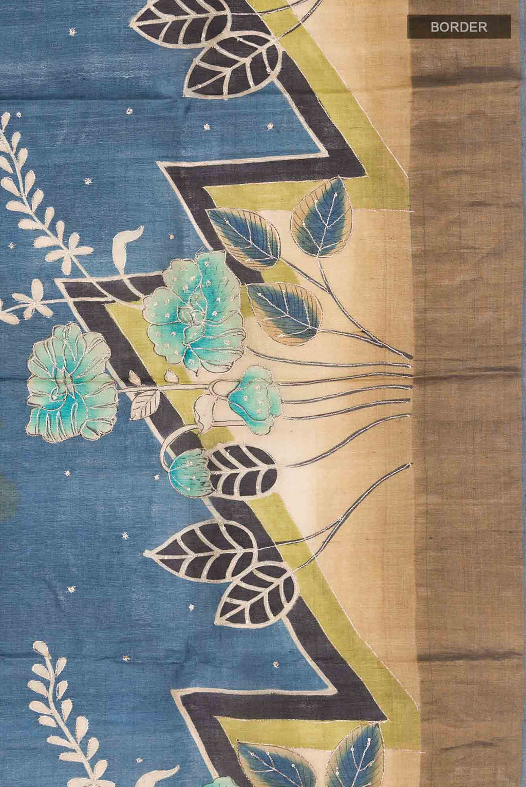 Multi Bhagalpuri Tussar Silk Saree