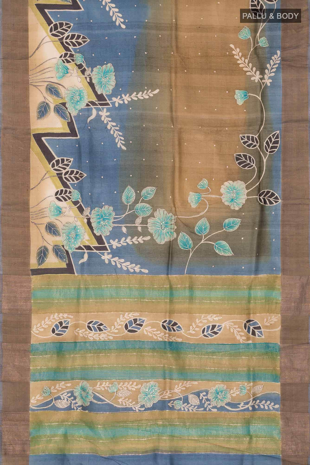 Multi Bhagalpuri Tussar Silk Saree