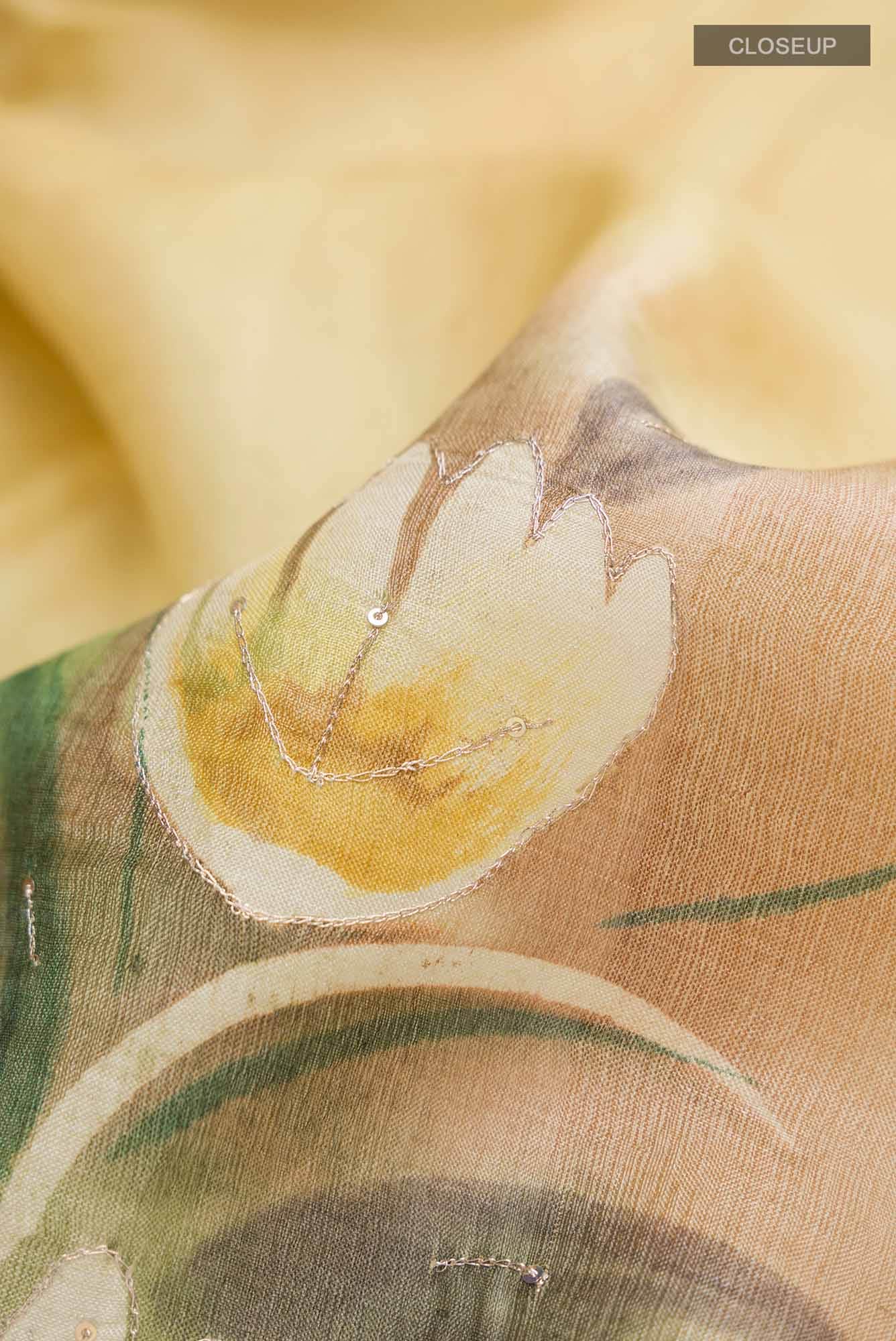 Multi Bhagalpuri Tussar Silk Saree