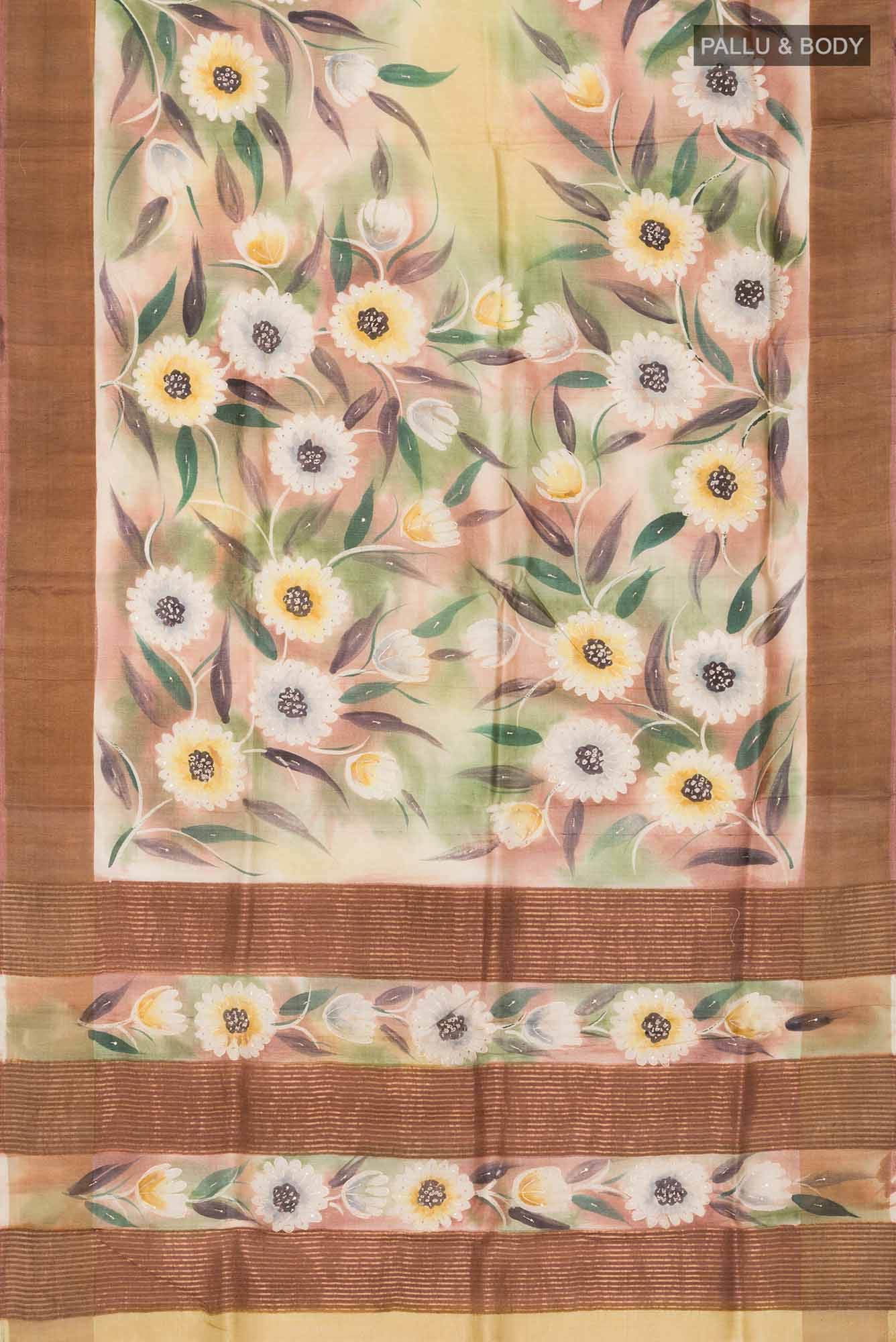 Multi Bhagalpuri Tussar Silk Saree