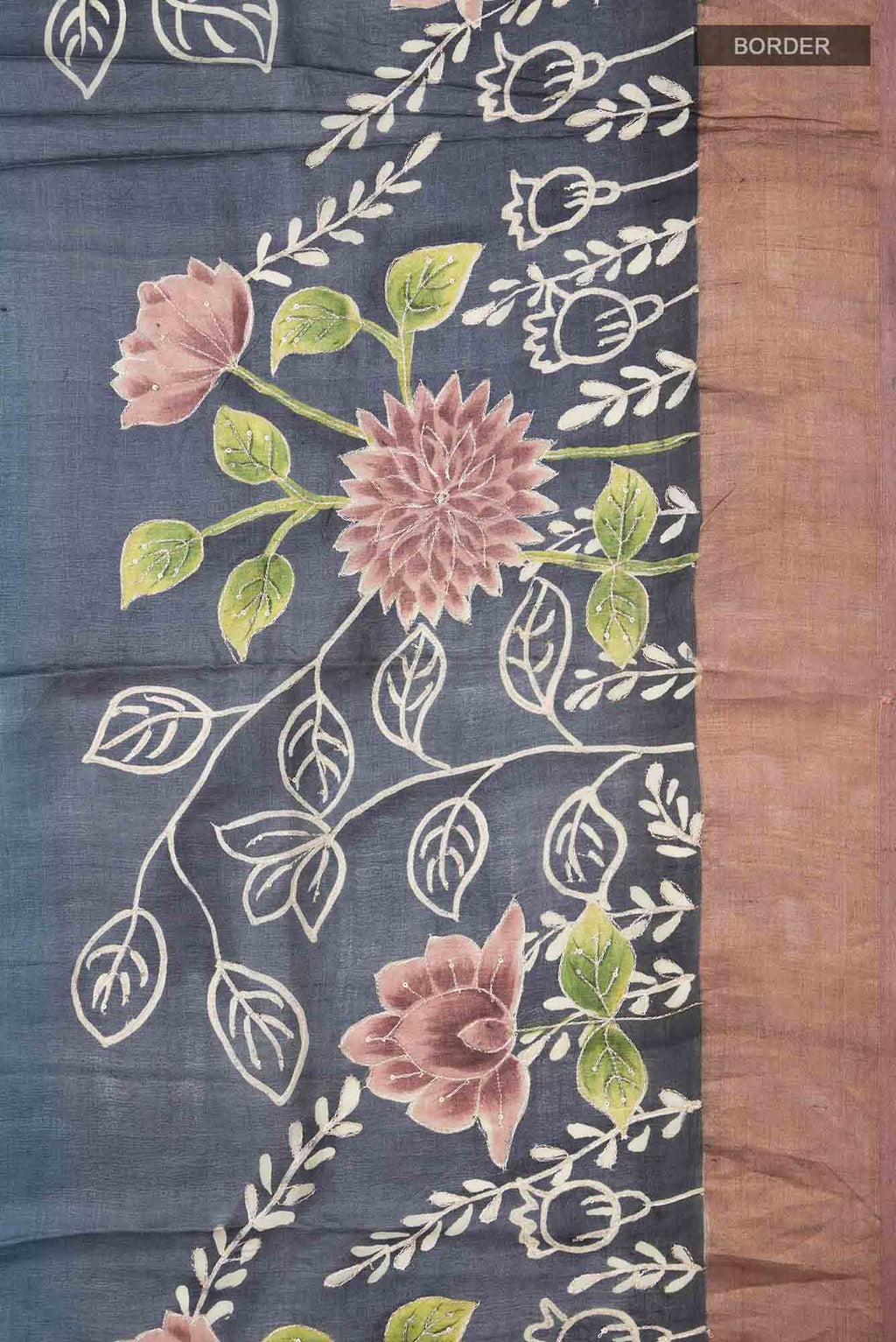 Multi Bhagalpuri Tussar Silk Saree
