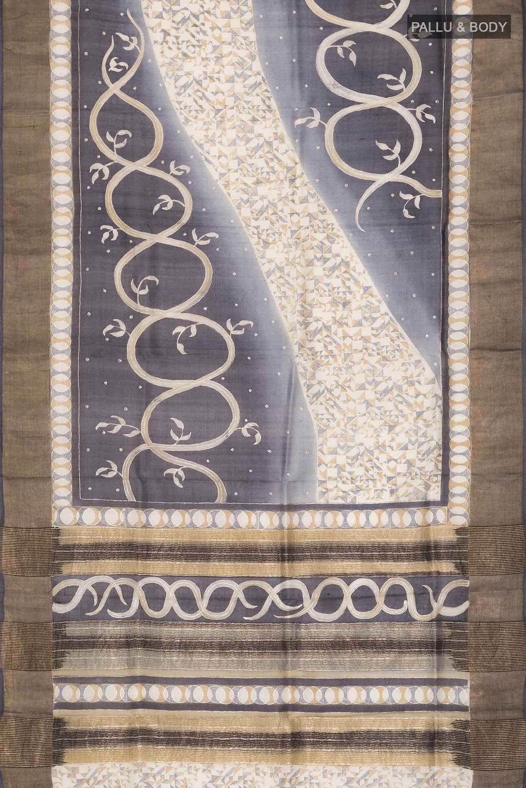 Multi Bhagalpuri Tussar Silk Saree