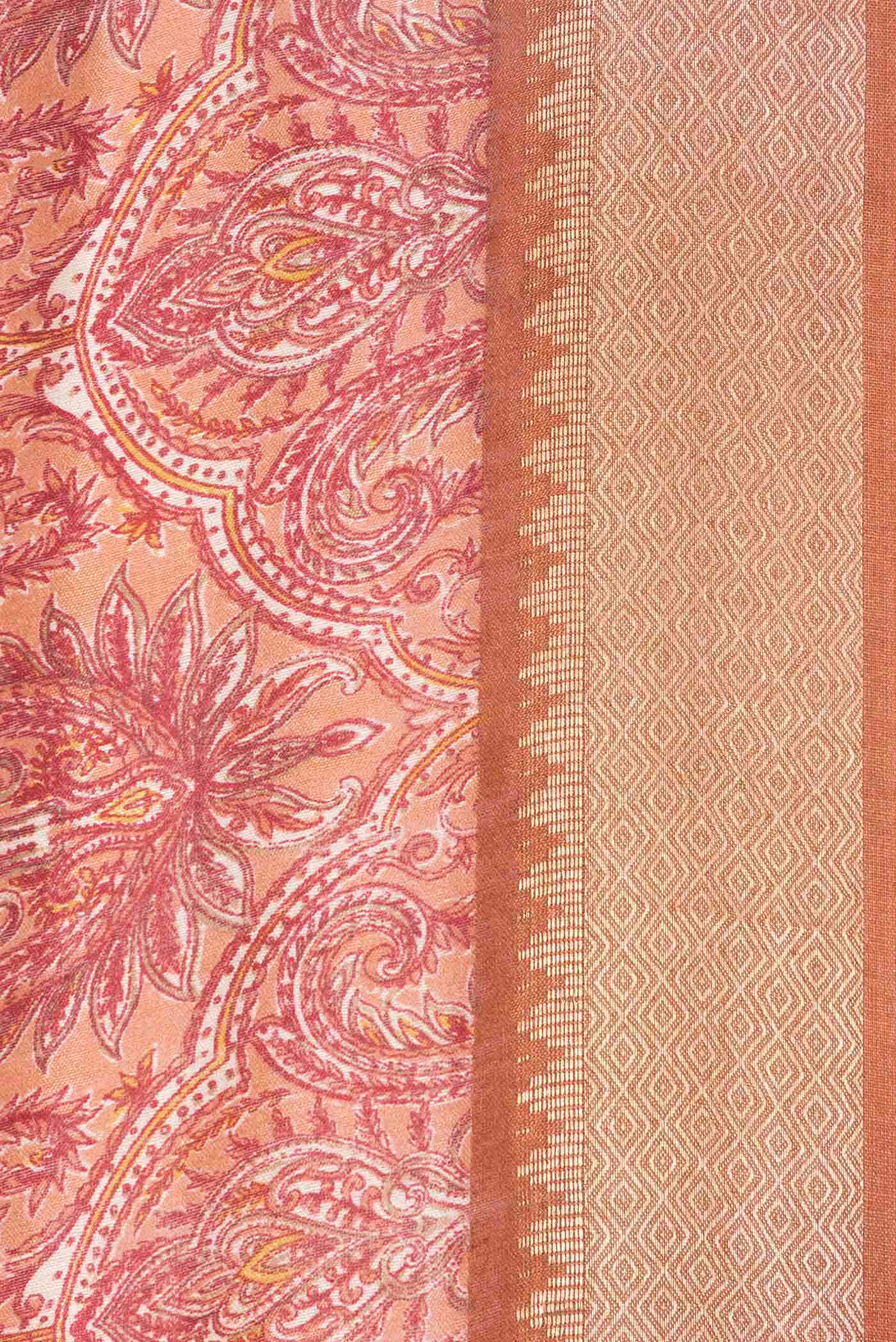 Bronze Tussar Silk Saree