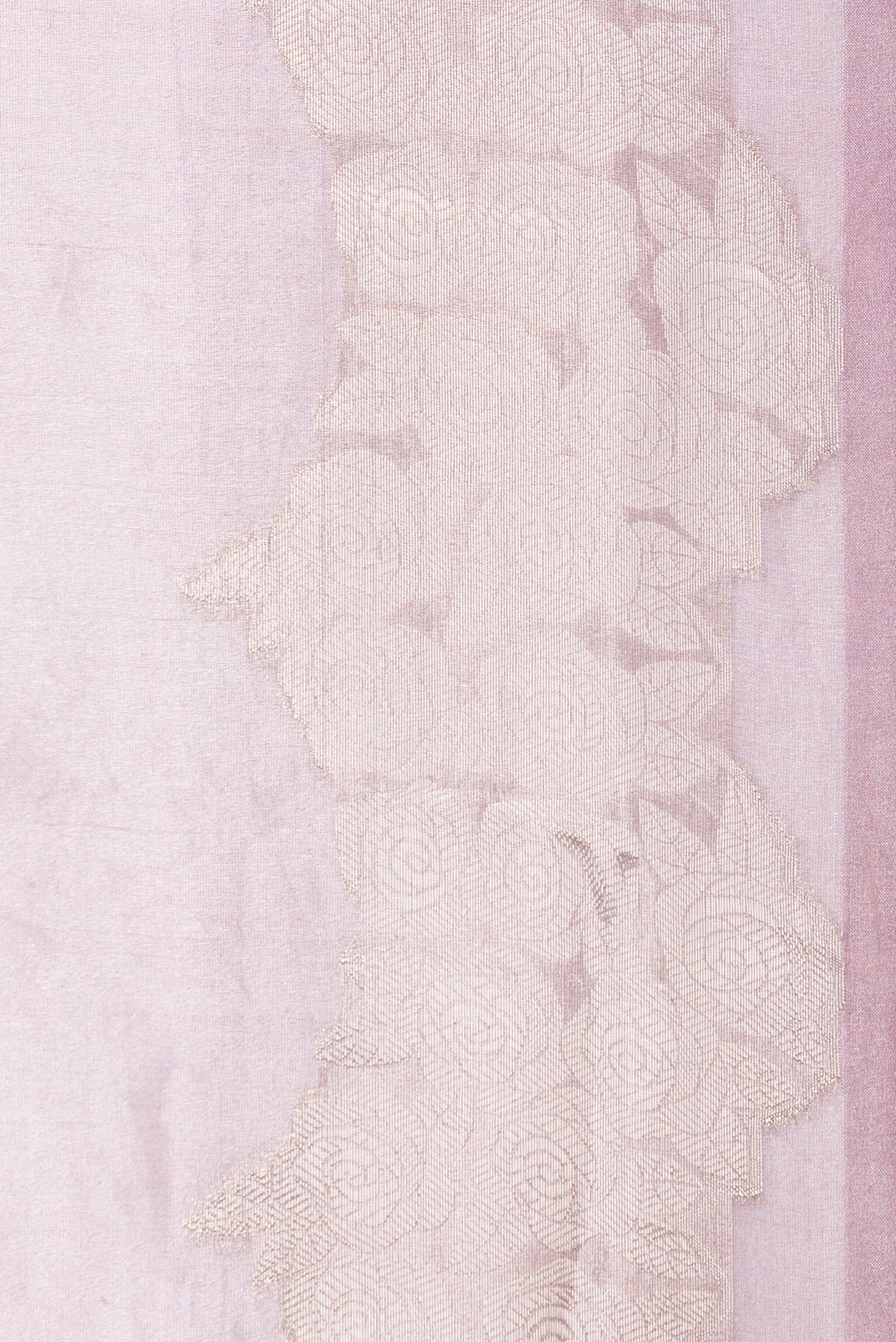Pink Dual Tone Organza Silk Saree