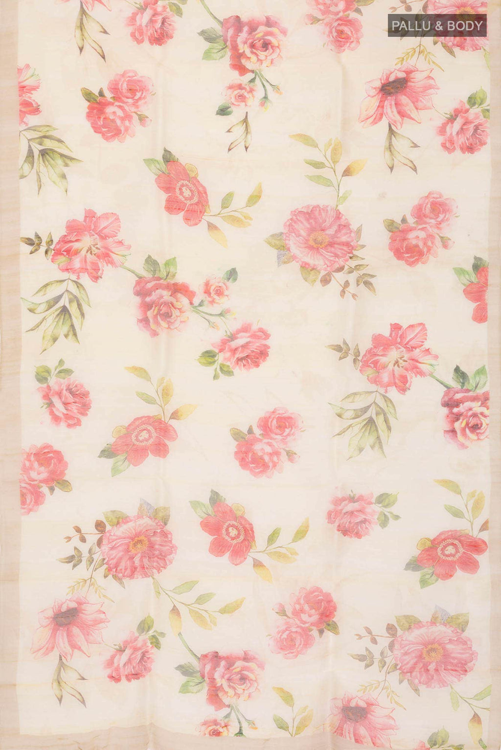 Sandal Bhagalpuri Tussar Silk Saree