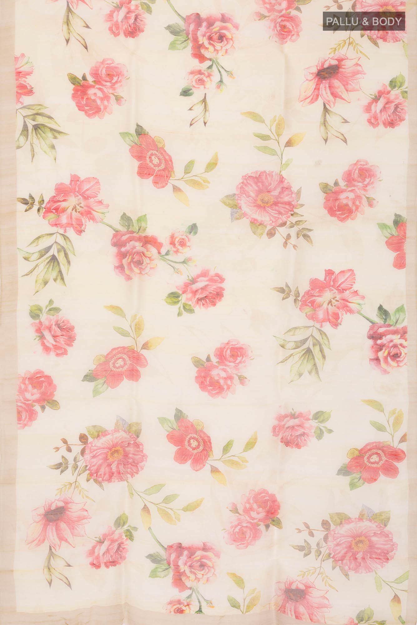 Sandal Bhagalpuri Tussar Silk Saree