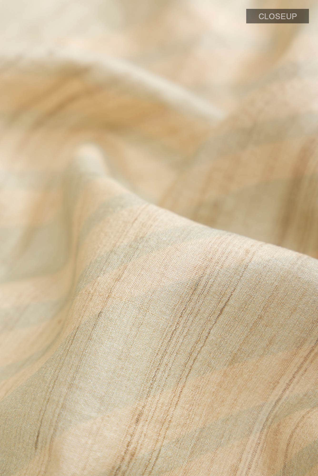 Light Blue Bhagalpuri Tussar Silk Saree