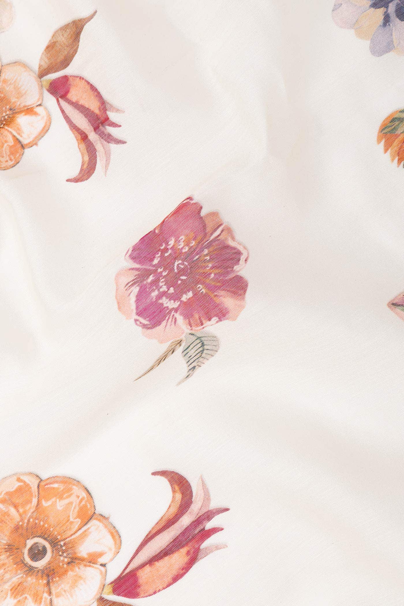 Sandal Chanderi Silk Saree