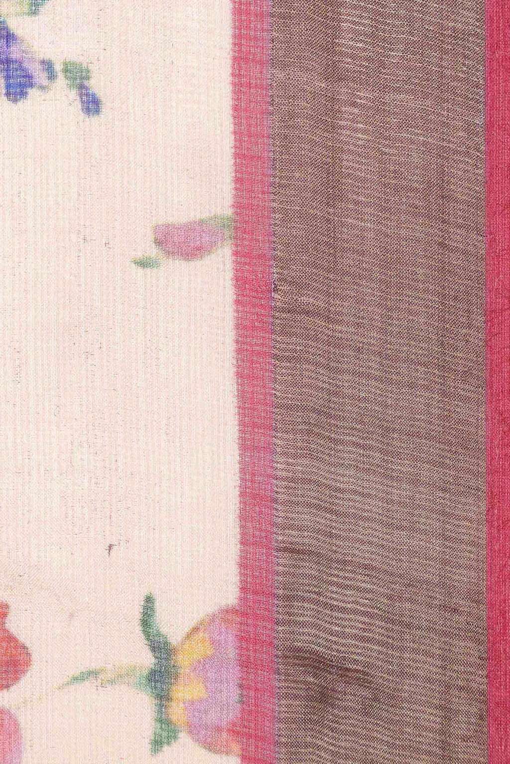 Sandal Tussar Silk Saree