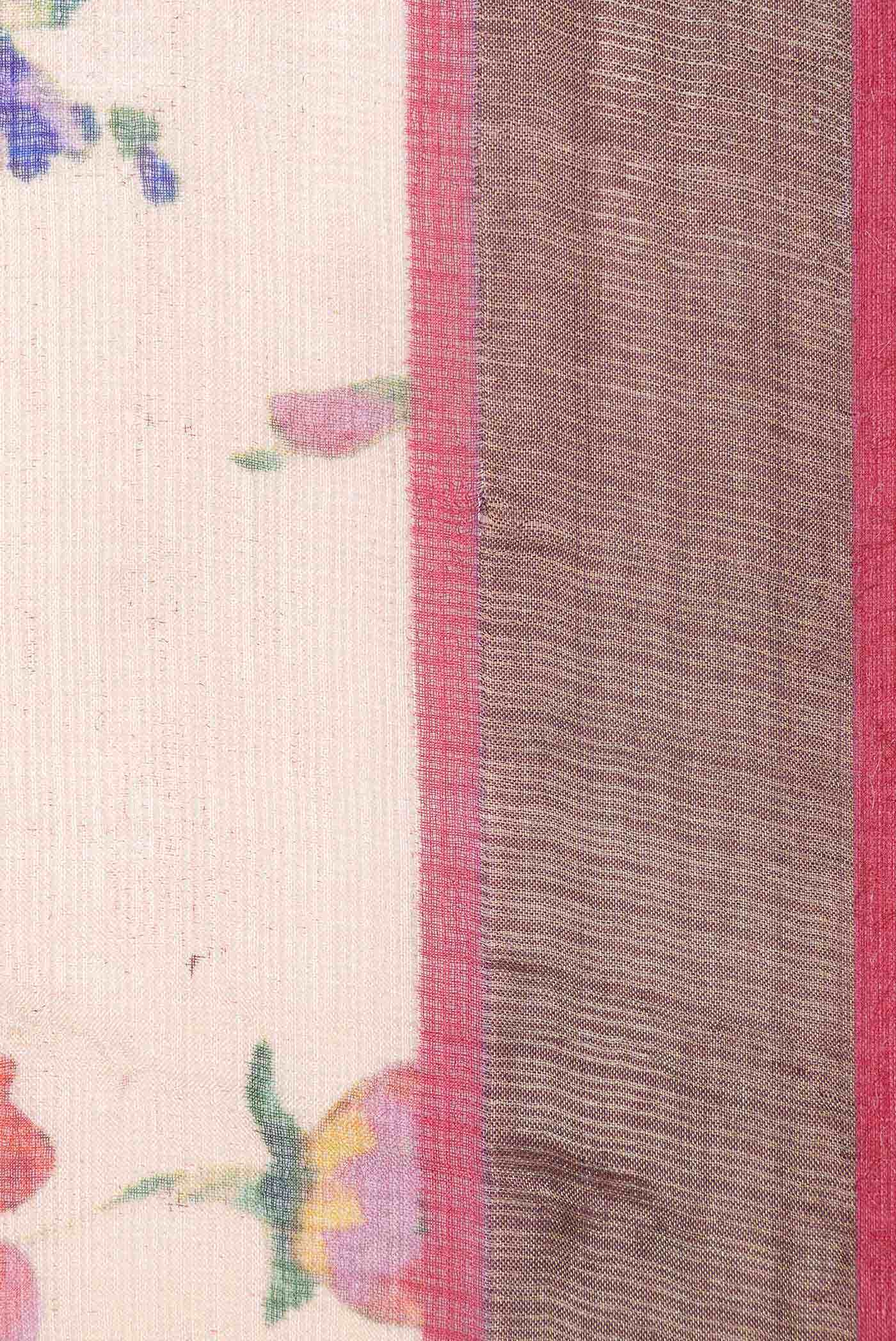 Sandal Tussar Silk Saree