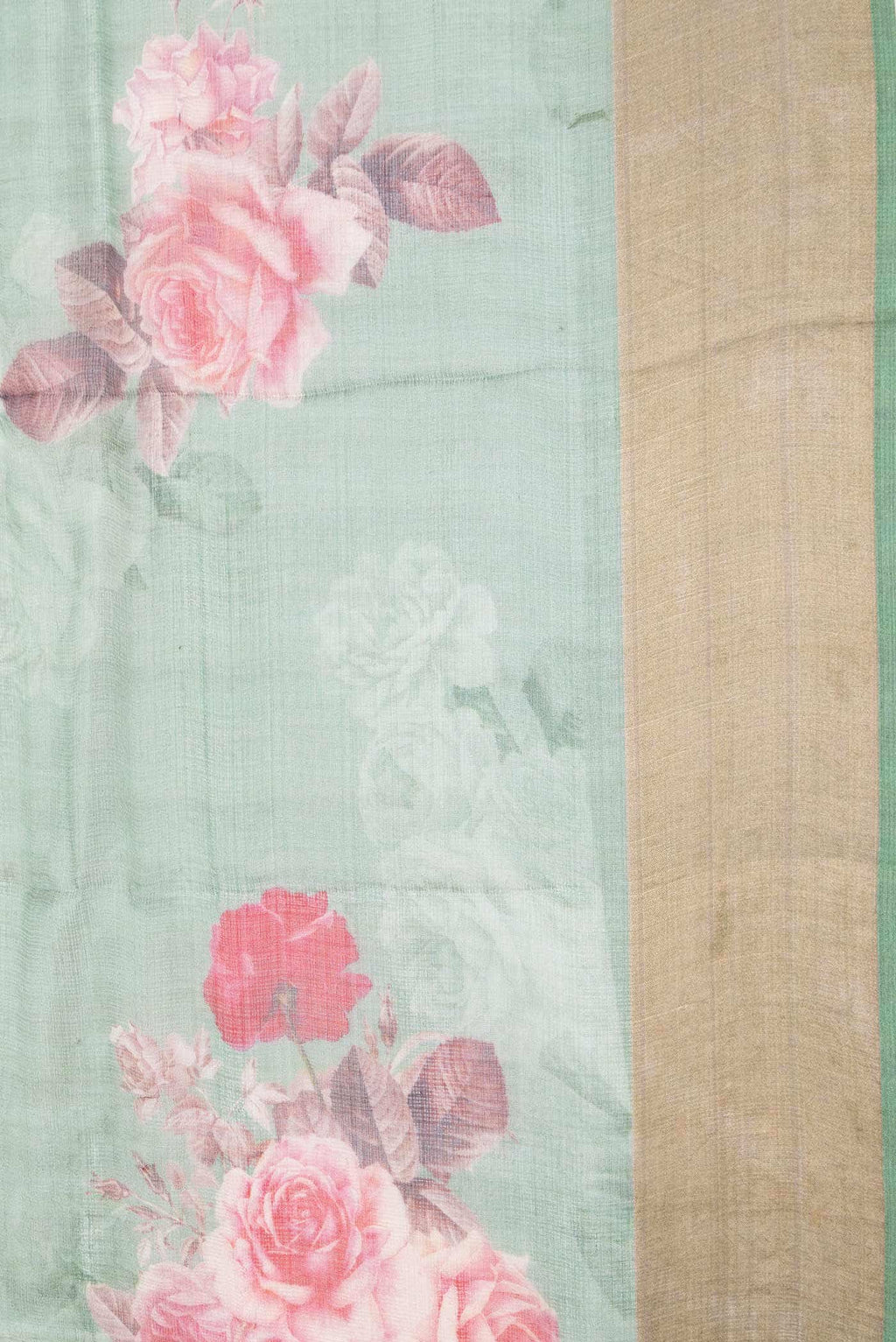 Green Dual Tone Kota Silk Saree