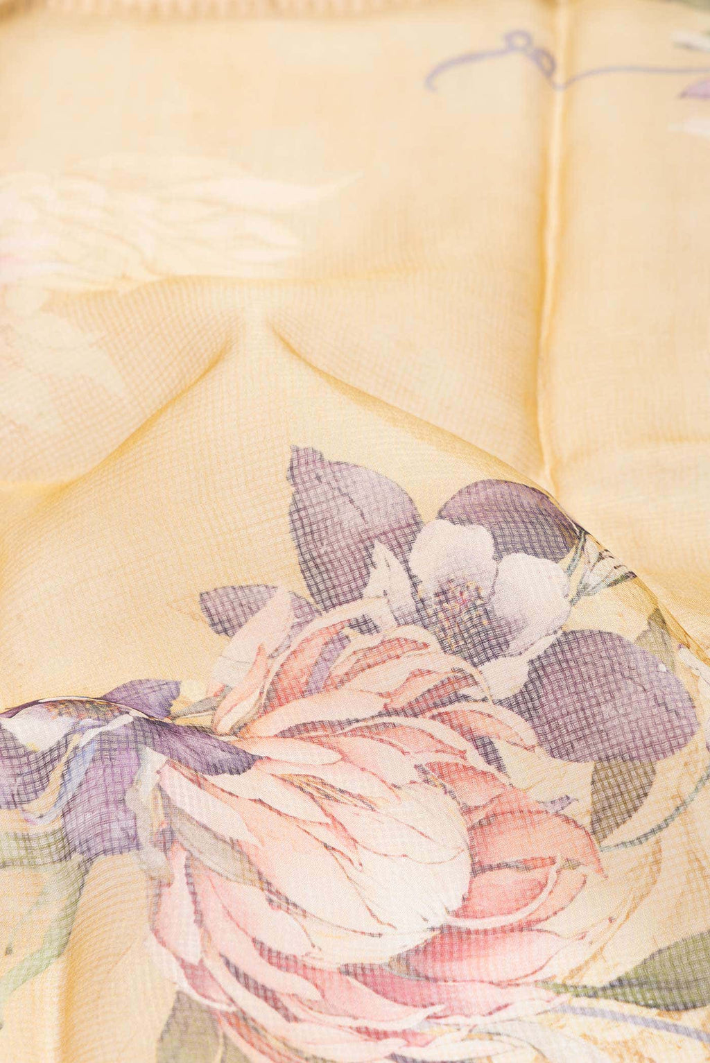 Sandal Dual Tone Kota Silk Saree