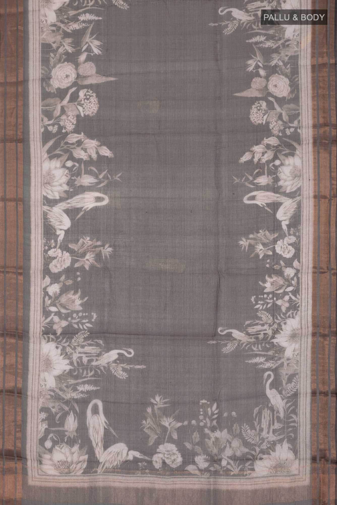 Black Kota Silk Saree