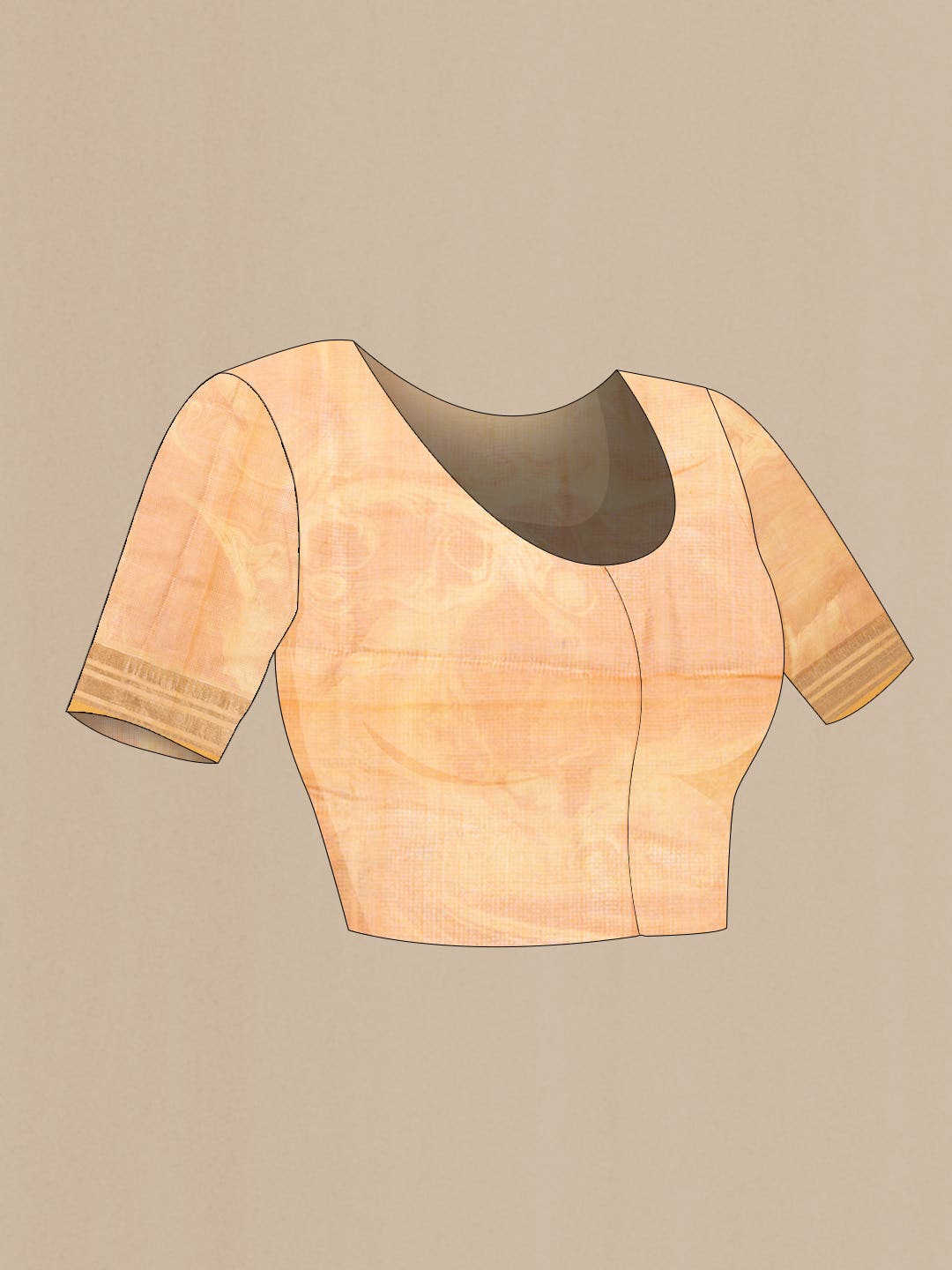Mustard Kota Silk Saree
