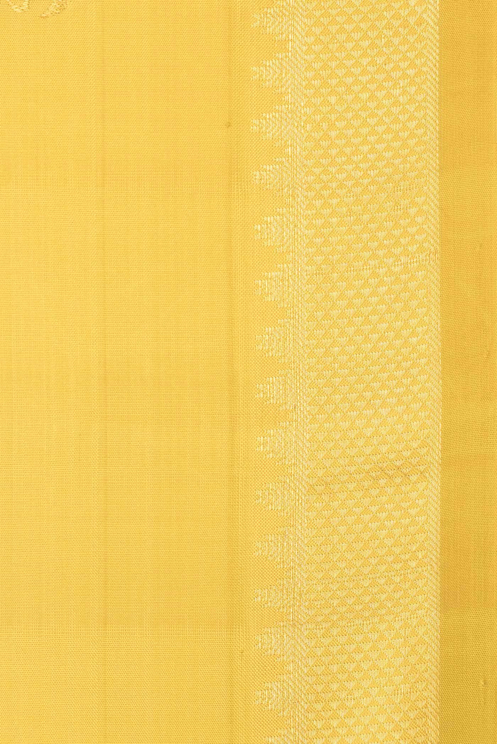 Mustard Kanchipuram Silk Saree