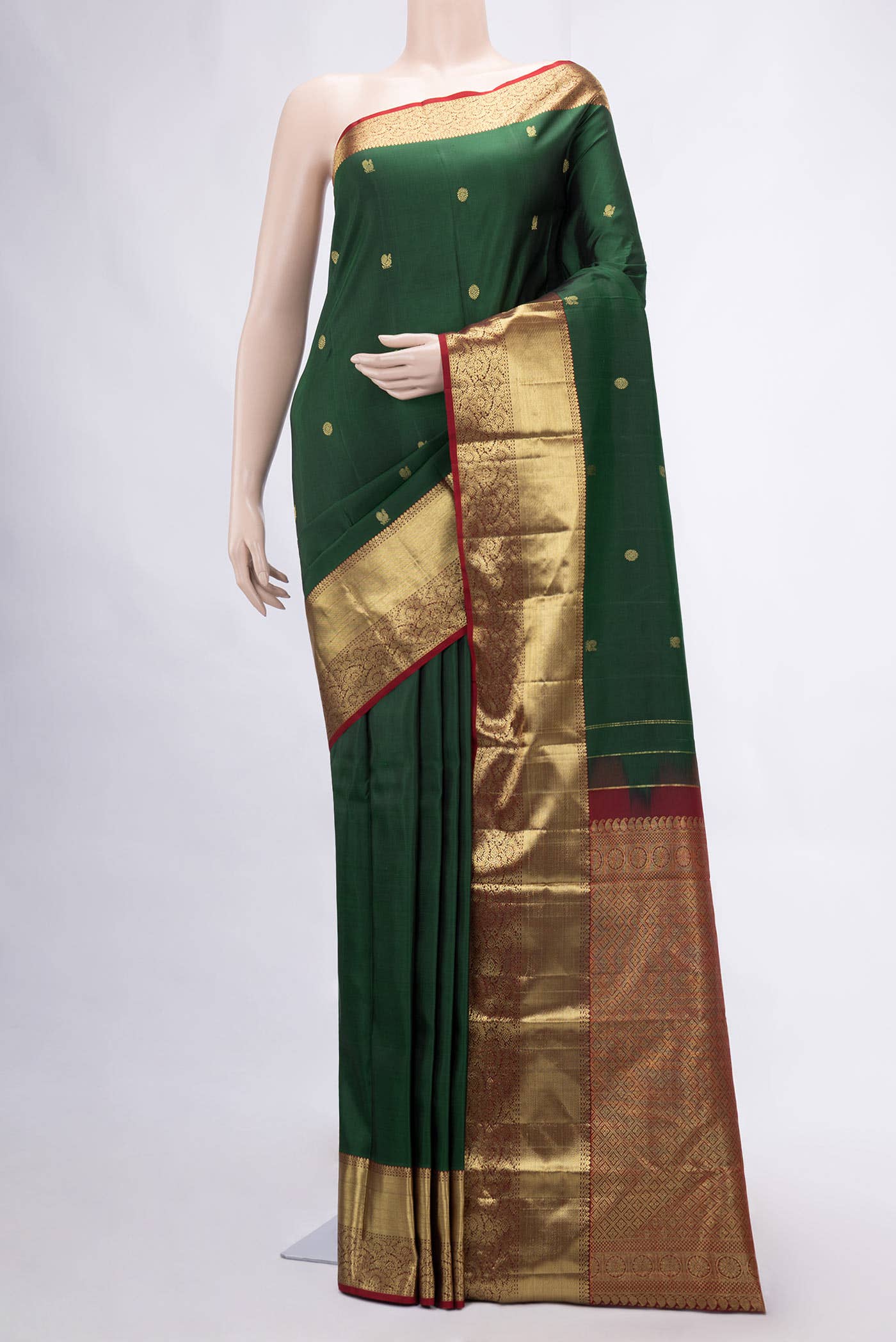 Green Kanchipuram Silk Saree