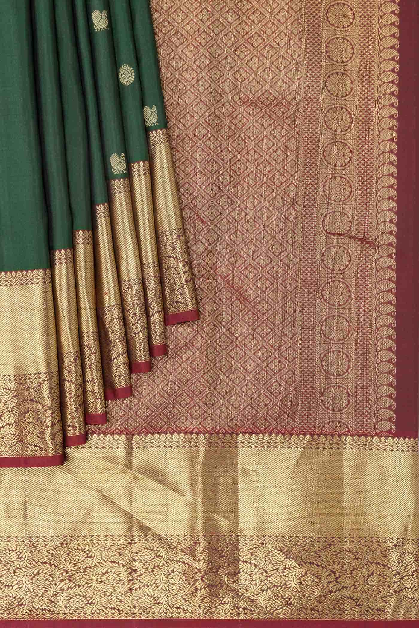 Green Kanchipuram Silk Saree