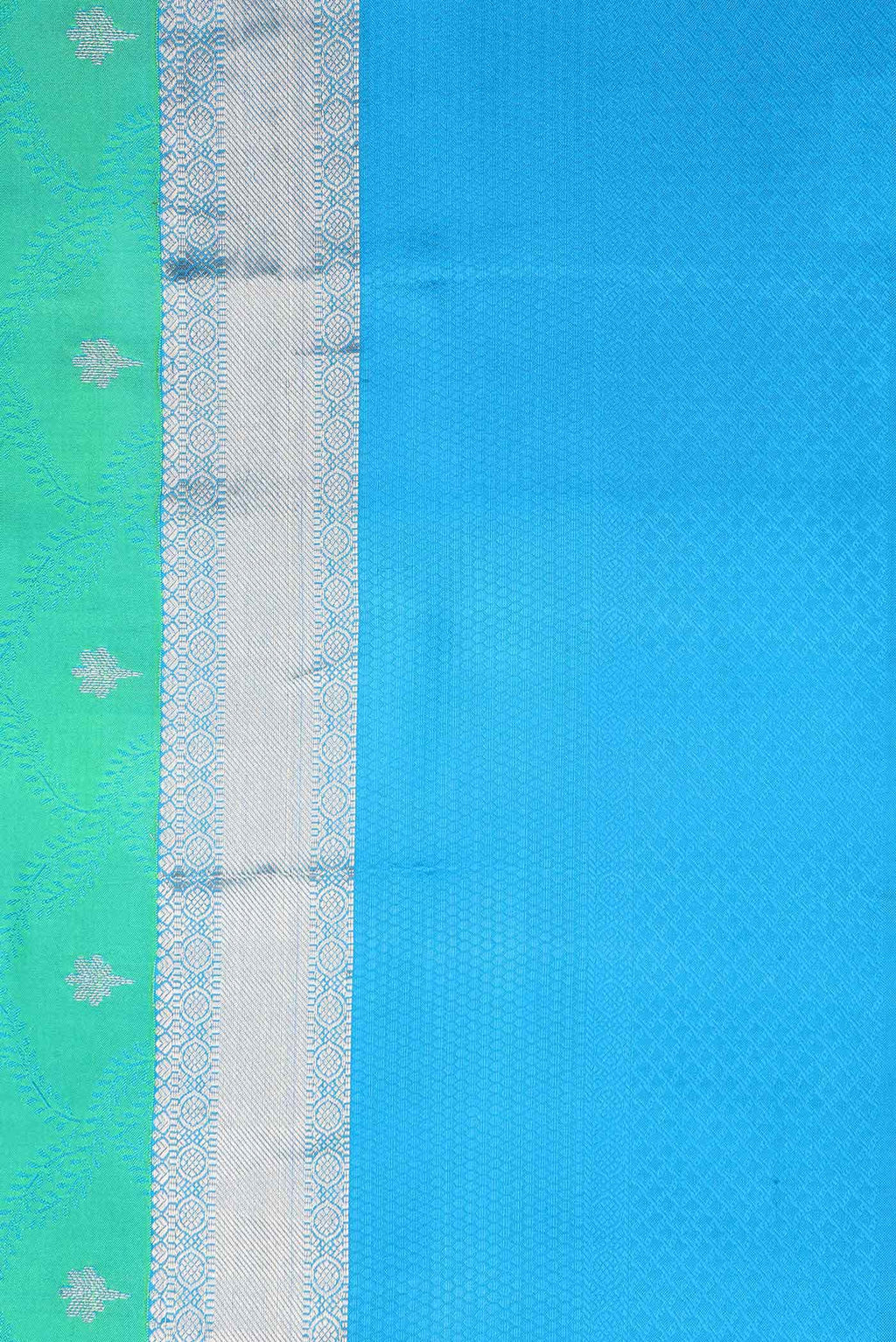 Green Dual Tone Kanchipuram Silk Saree