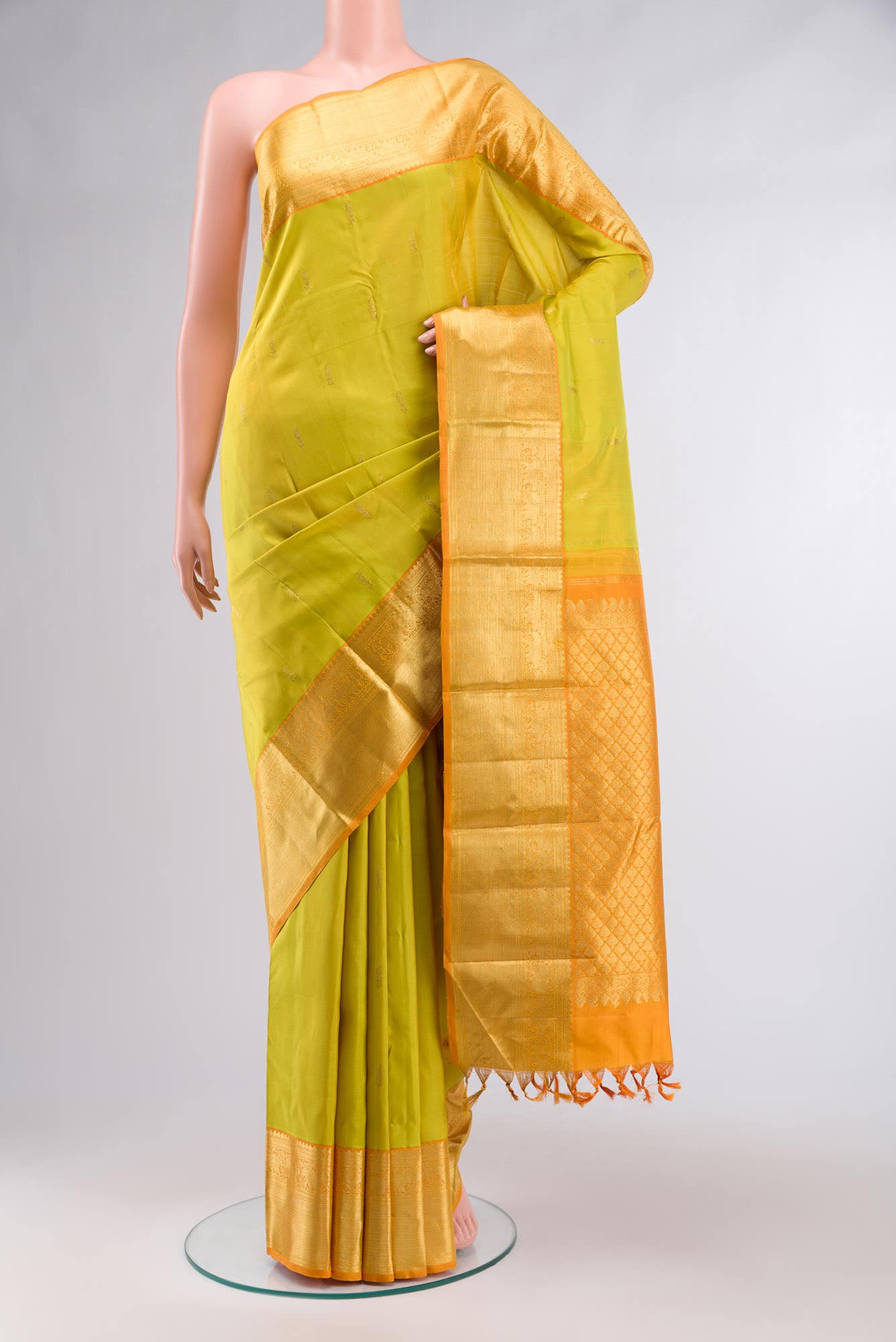 Green Kanchipuram Silk Saree