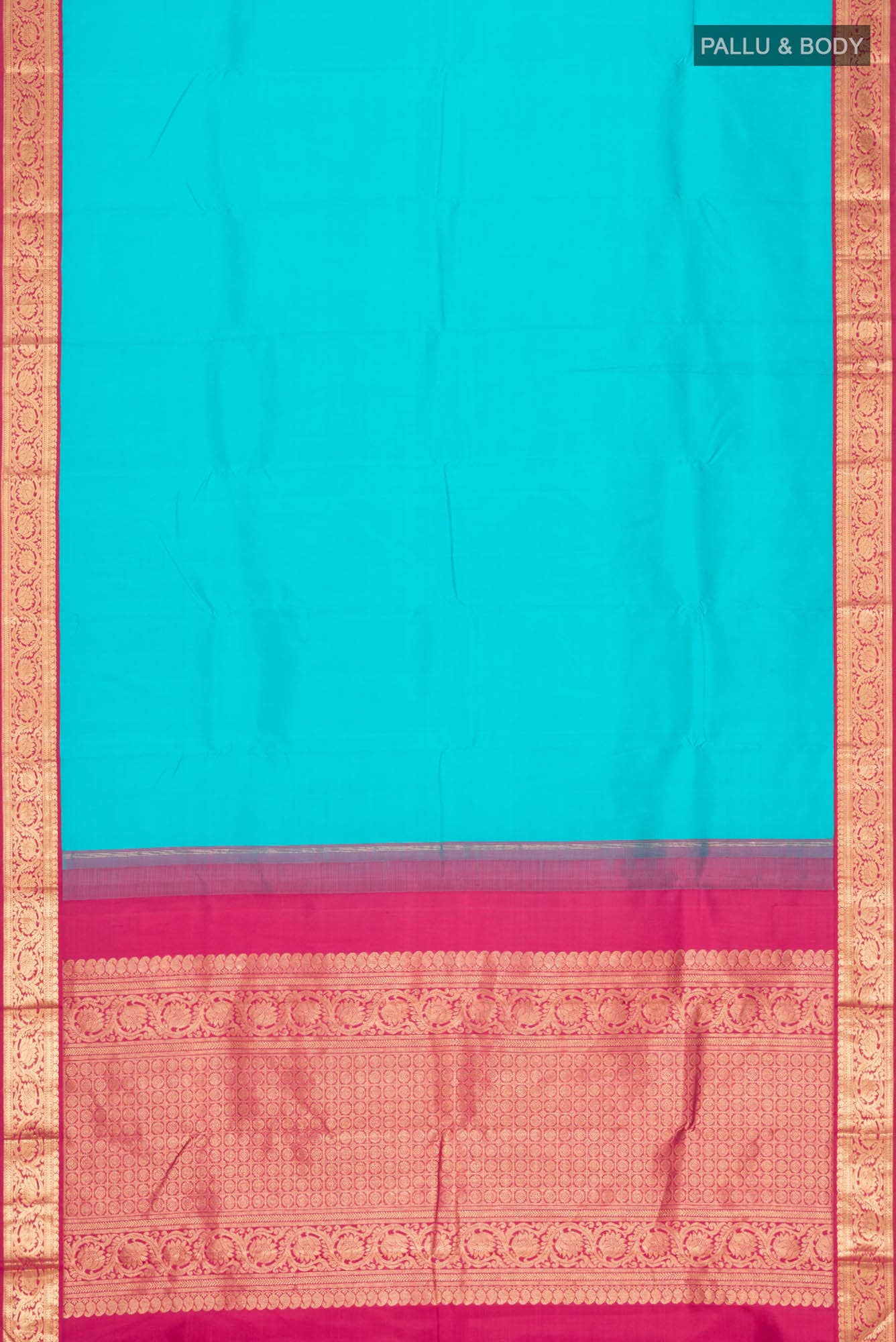 Blue Kanchipuram Silk Saree