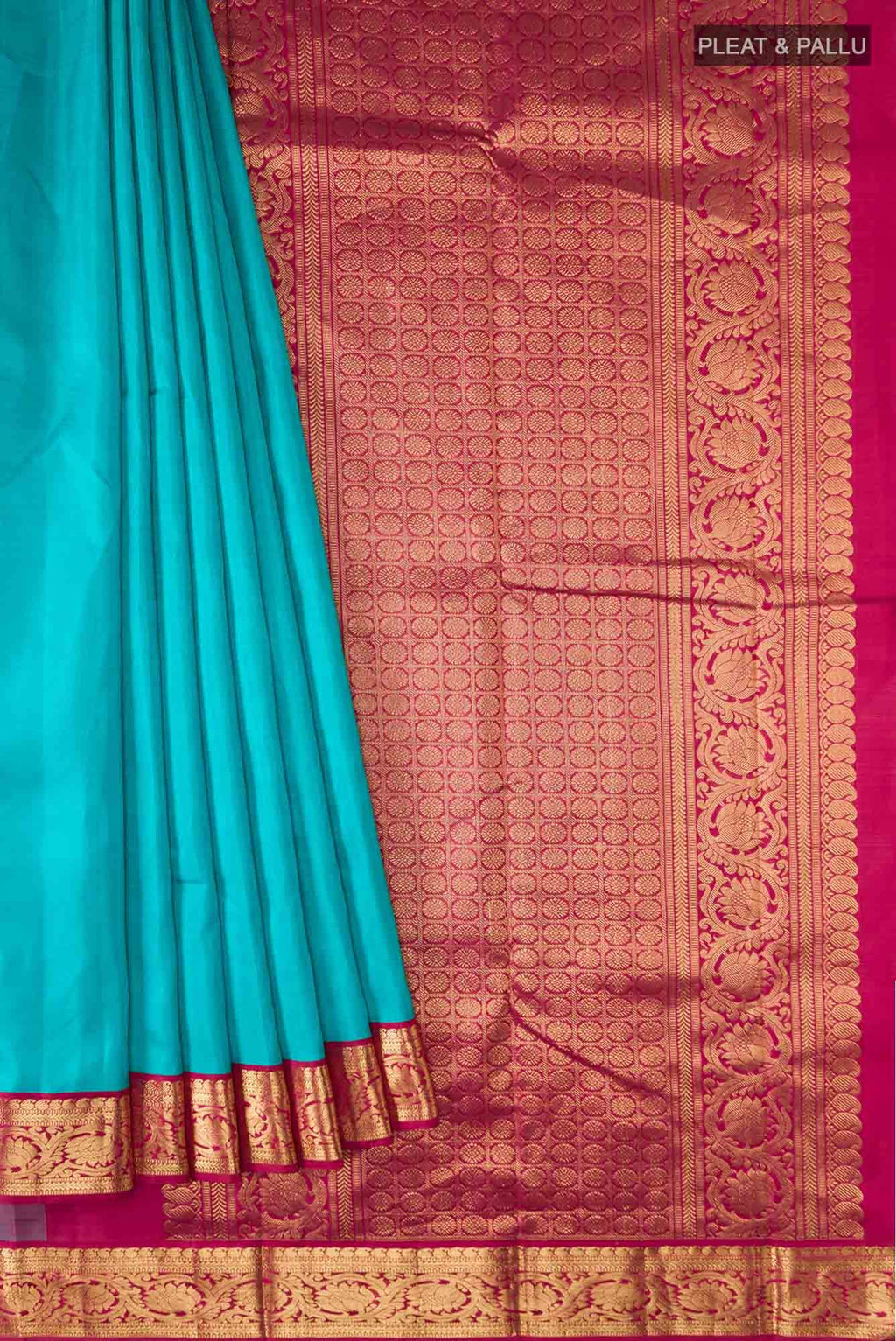 Blue Kanchipuram Silk Saree