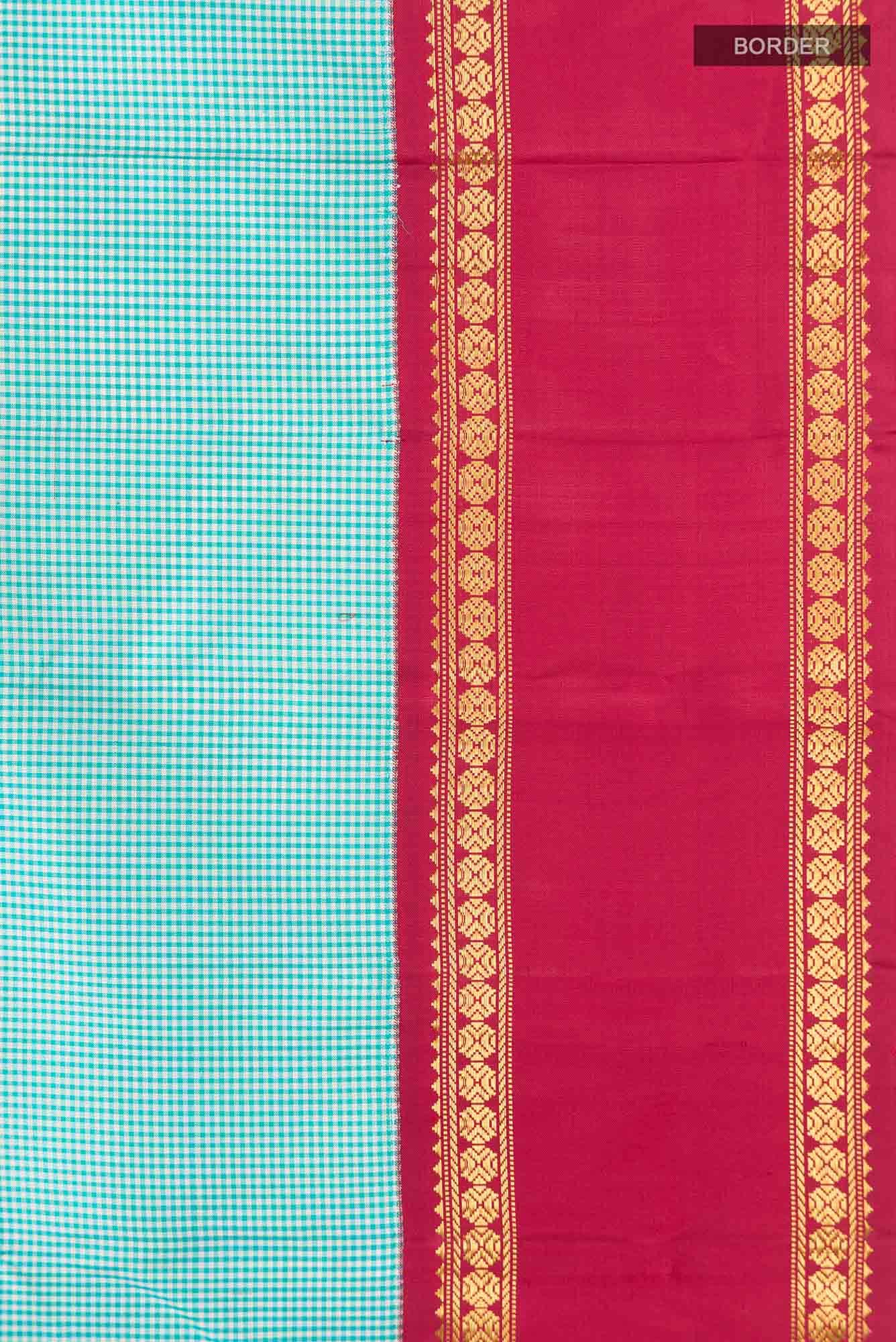Blue Kanchipuram Silk Saree
