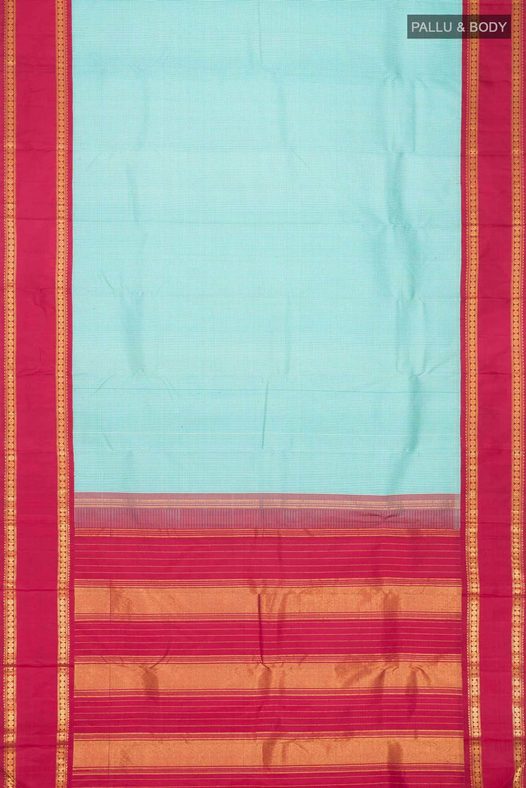 Blue Kanchipuram Silk Saree
