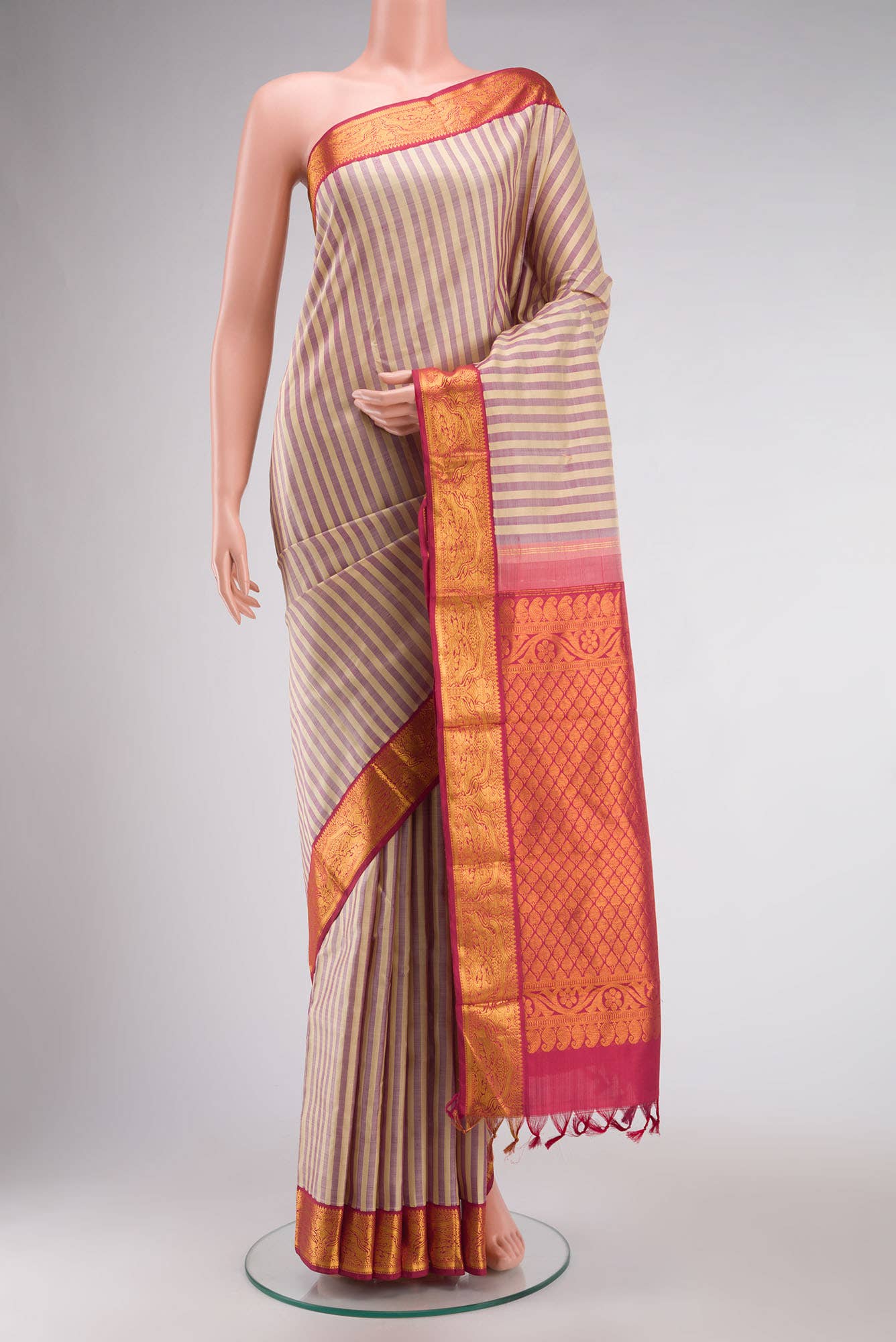 Multi Kanchipuram Silk Saree